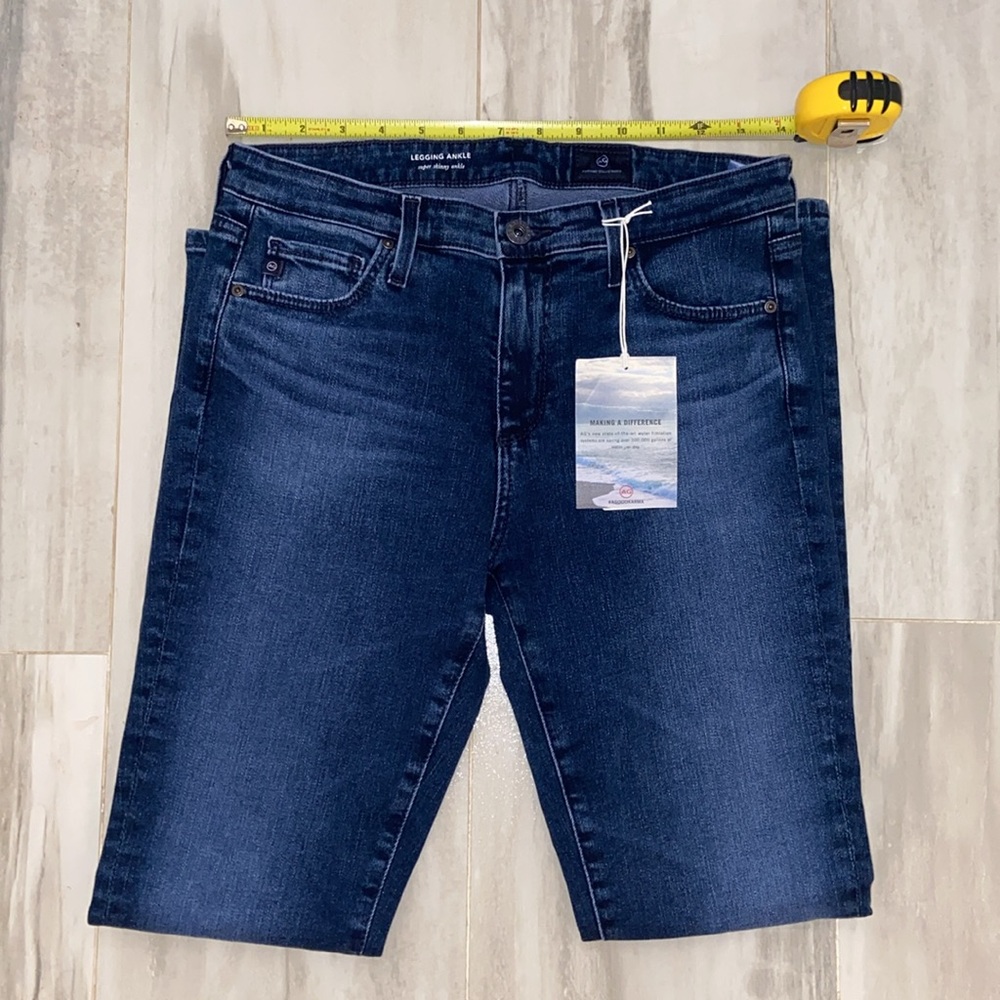 AG Adriano Goldschmied Super Skinny Ankle, Style: EMP1389, 27Rx28, NWT $198 MSRP - Picture 5 of 13